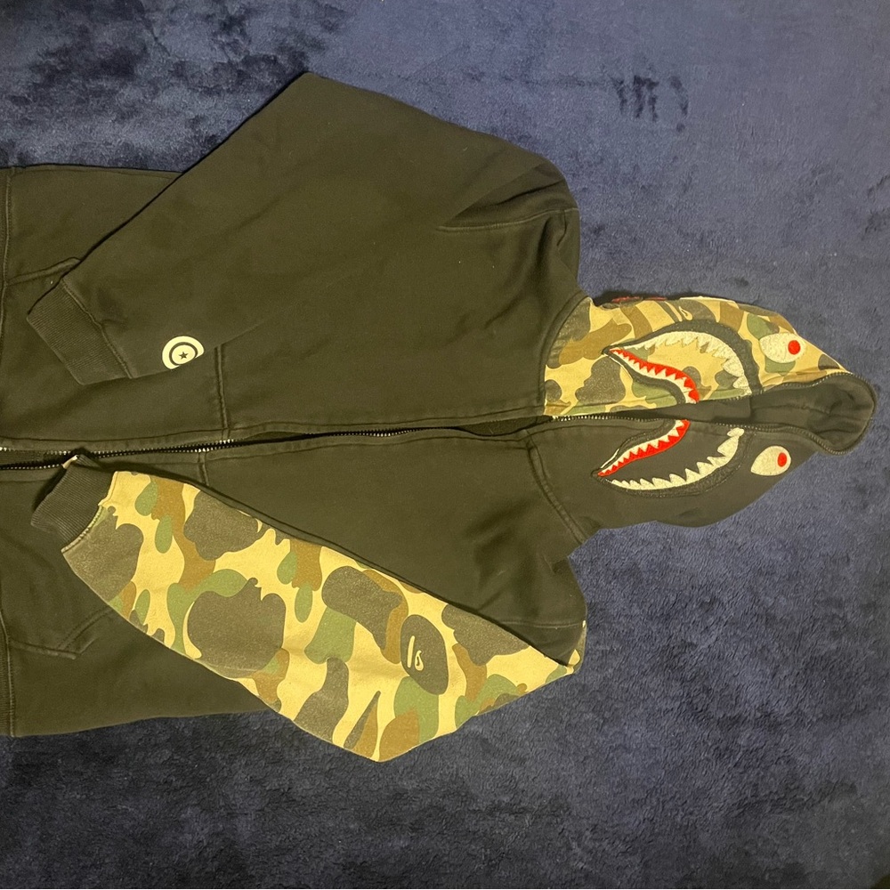 Men's Camouflage Shark Hoodie